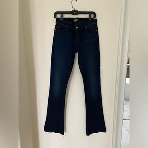 NWT MOTHER denim “The Runaway Skinny Flare in The Missing Hour” (Size 28)